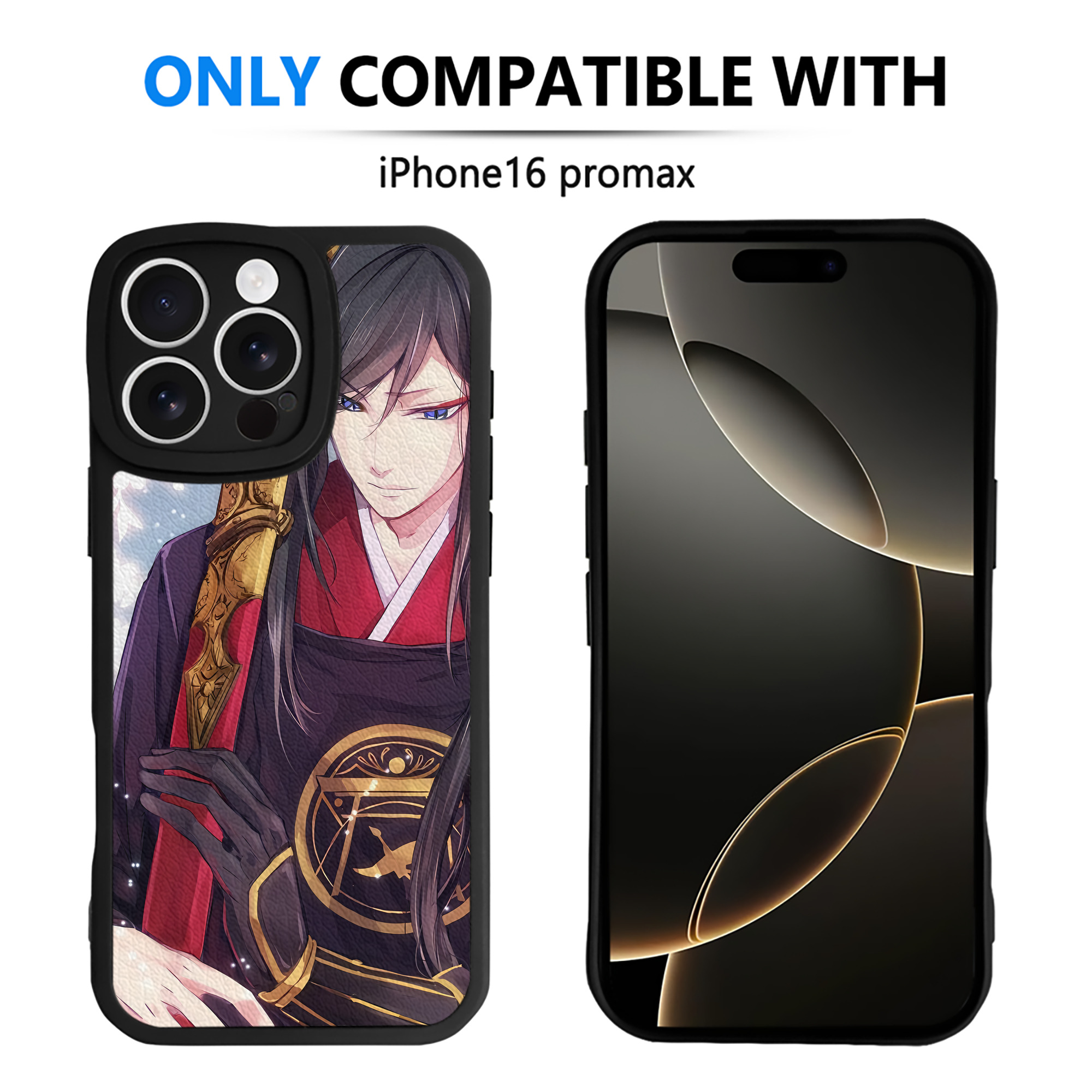 （画像用） 刀剣乱舞 Touken Ranbu 【iPhone 16シリーズ対応】シリコンスマホケース（レザー調） 材質：シリコン